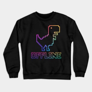 Dinosaur offline. Crewneck Sweatshirt